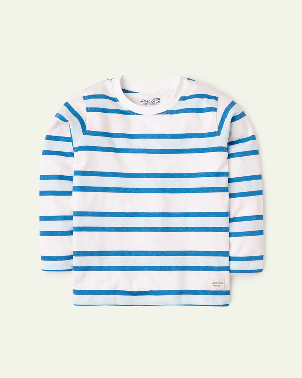 Blue & White Striped T-Shirt