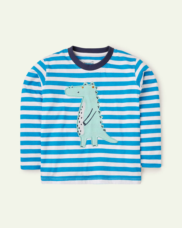 Striped Crocodile T-Shirt