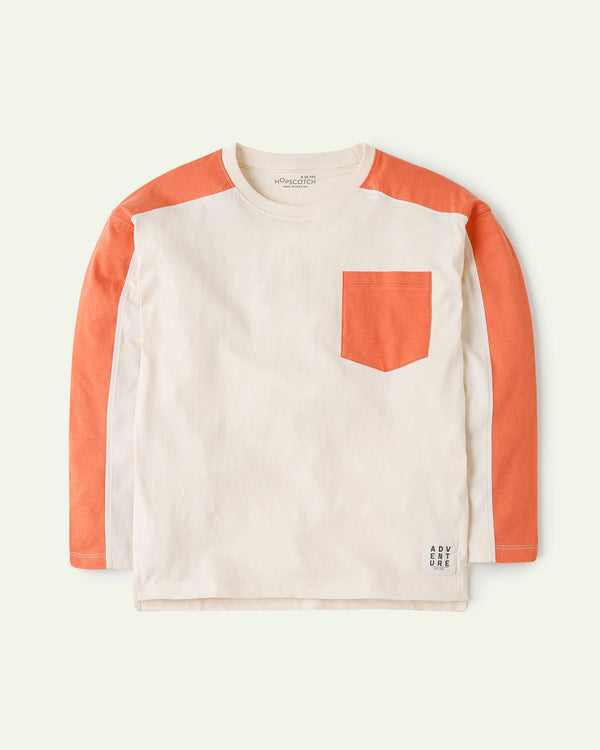 Orange & Off-White T-Shirt