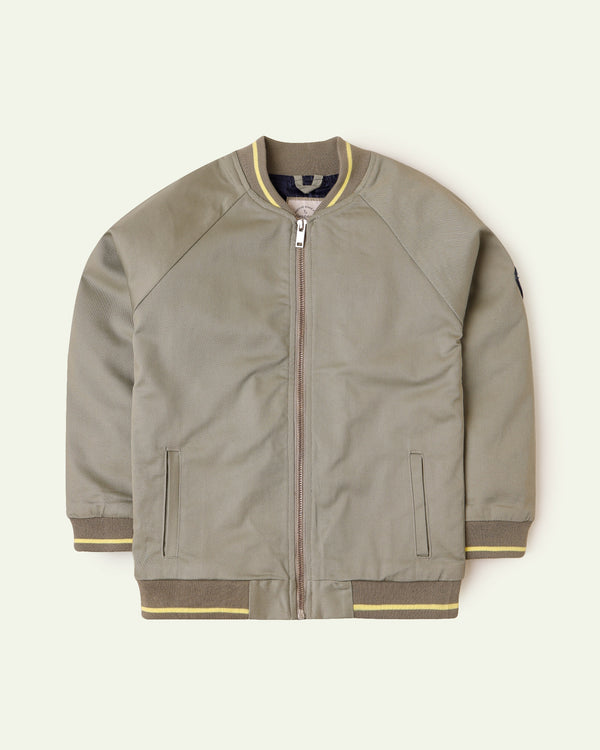 Olive Green Bomber Jacket