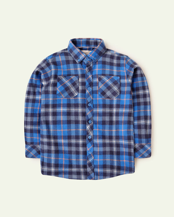 Blue Checkered Shirt