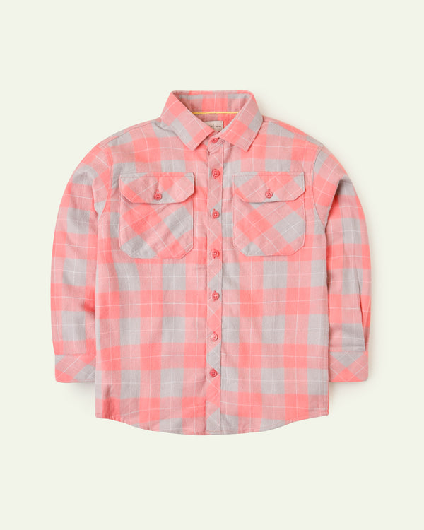 Pink Checkered Shirt