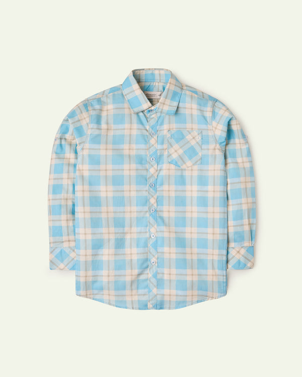 Blue Check Shirt