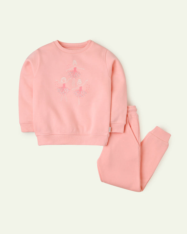 Pink Ballet Sweat Set