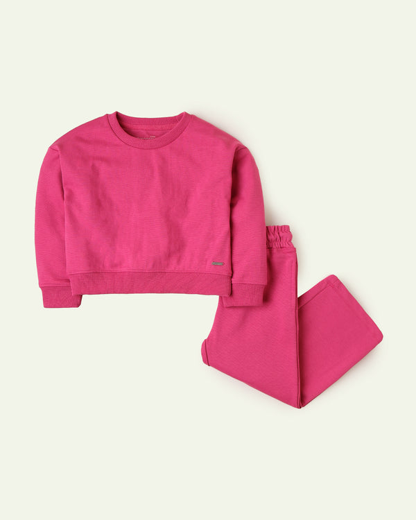 Magenta Sweats Set