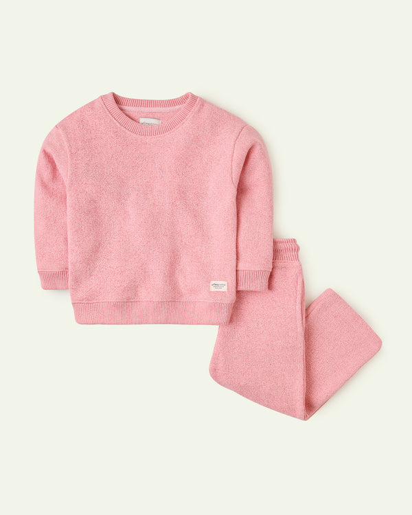 Oversized Pink Sweats Set