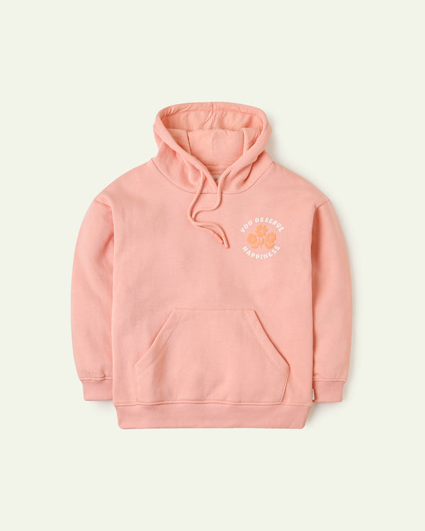 Oversized Peach Hoodie