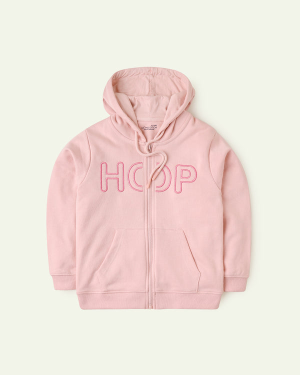 Pink Zipper Hoodie