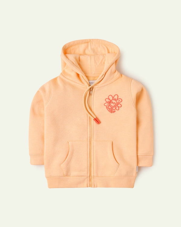 Orange Smiley Hoodie