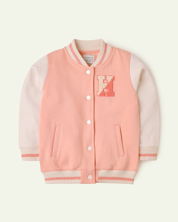 Pink Varsity Jacket