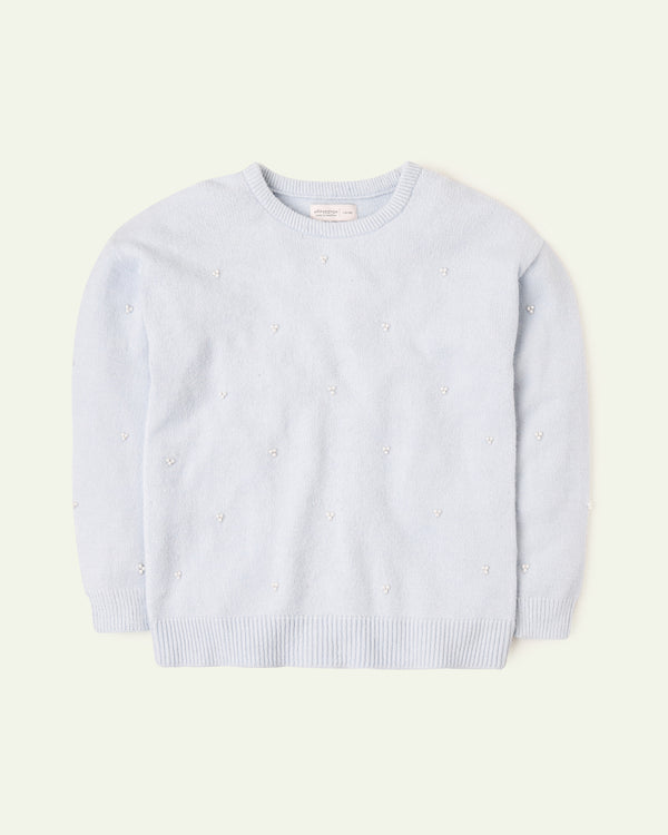 Ice Blue Pearl Sweater