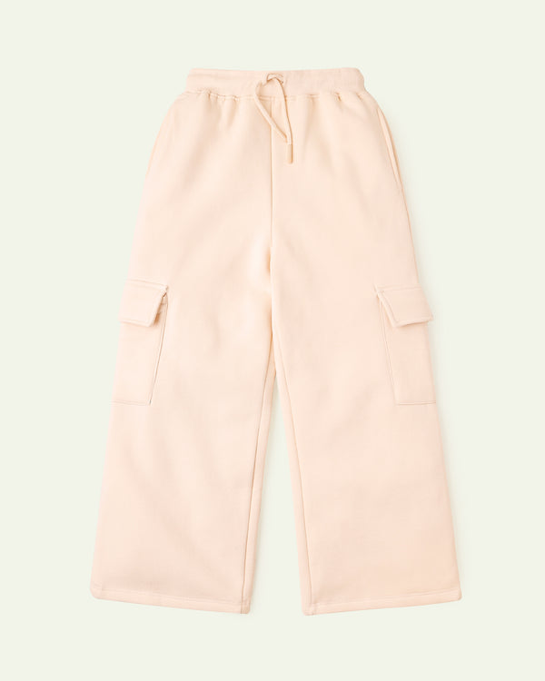 Cream Cargo Pants