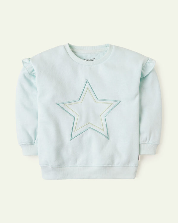 Mint Green Star Sweatshirt