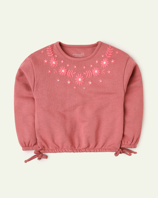 Cropped Pink Sweatshirt