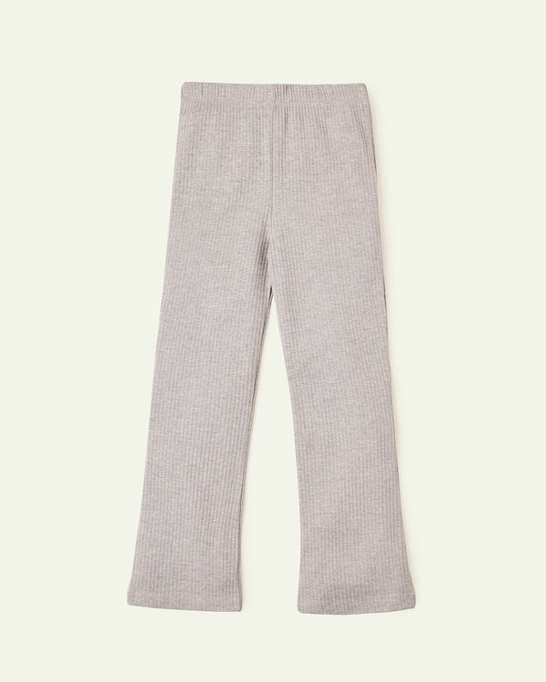 Grey Ribbed Trousers