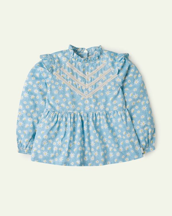 Blue Daisy Top