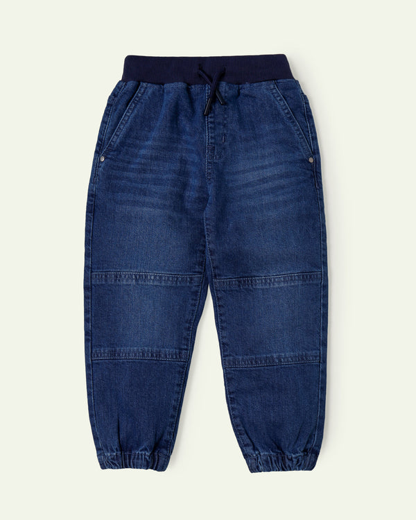 Denim Jogger Pants