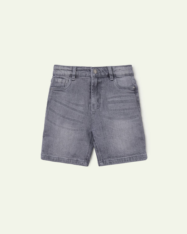 Grey Denim shorts