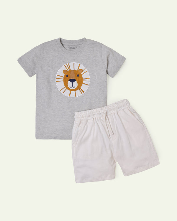 Embroidered Lion Set