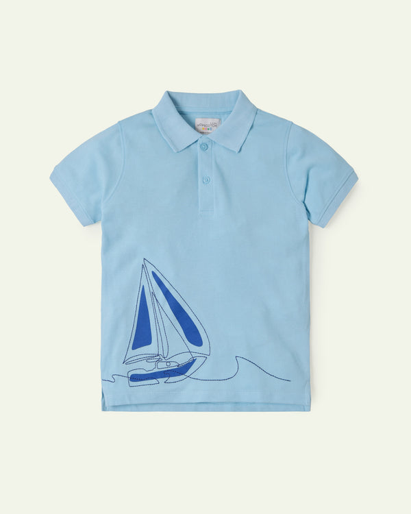 Embroidered Boat Polo