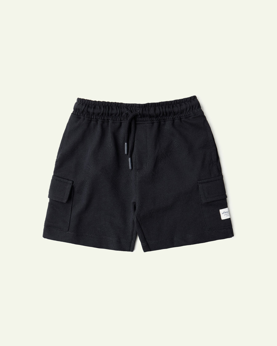 Black Cargo Shorts