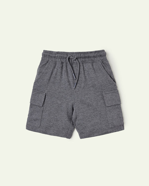 Grey Cargo Shorts