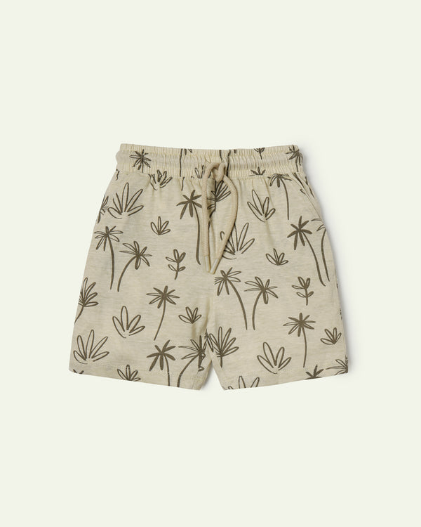 Olive Palm Trees Shorts