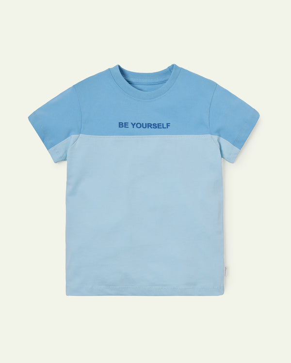 Cut & Sew Be Yourself T-Shirt