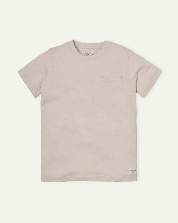 Solid Beige T-Shirt