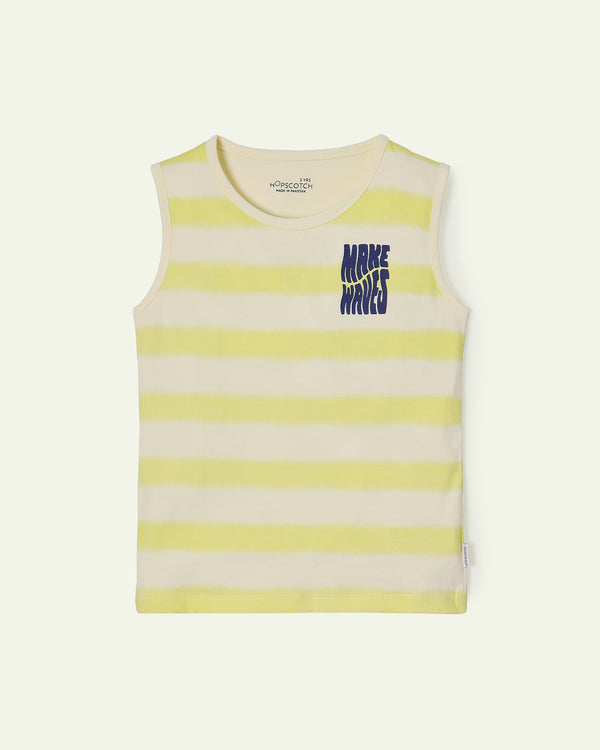 Green Make Waves Tank Top