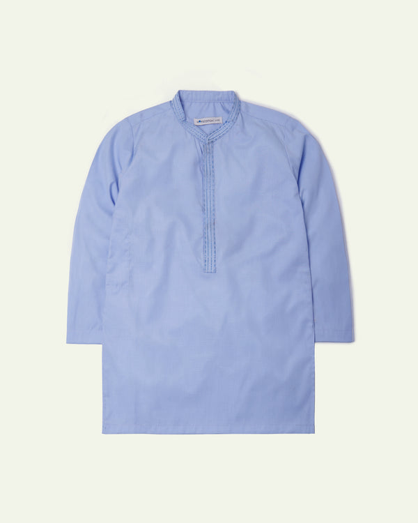 Embroidered Blue Kurta