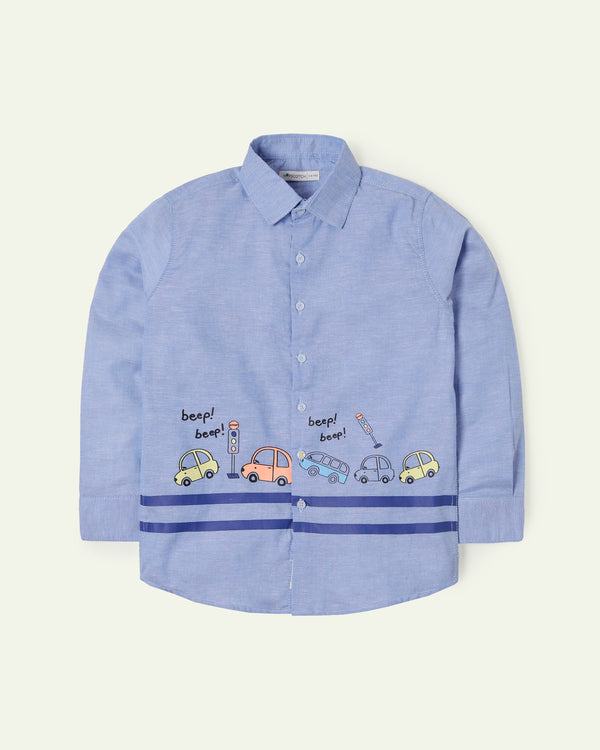 Cars Chambray Shirt