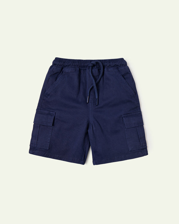 Midnight Blue Cargo Shorts