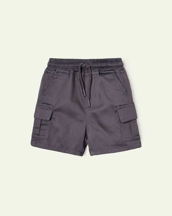 Grey Cargo Shorts