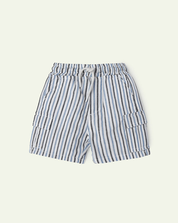 Striped Cargo Shorts