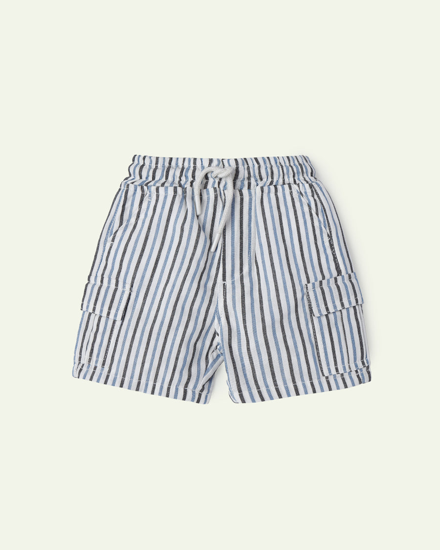 Striped Cargo Shorts