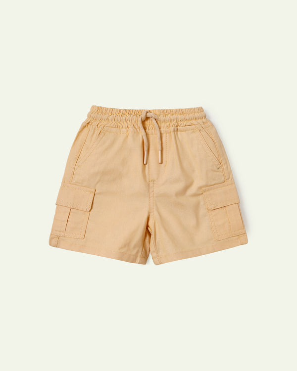 Yellow Cargo Shorts