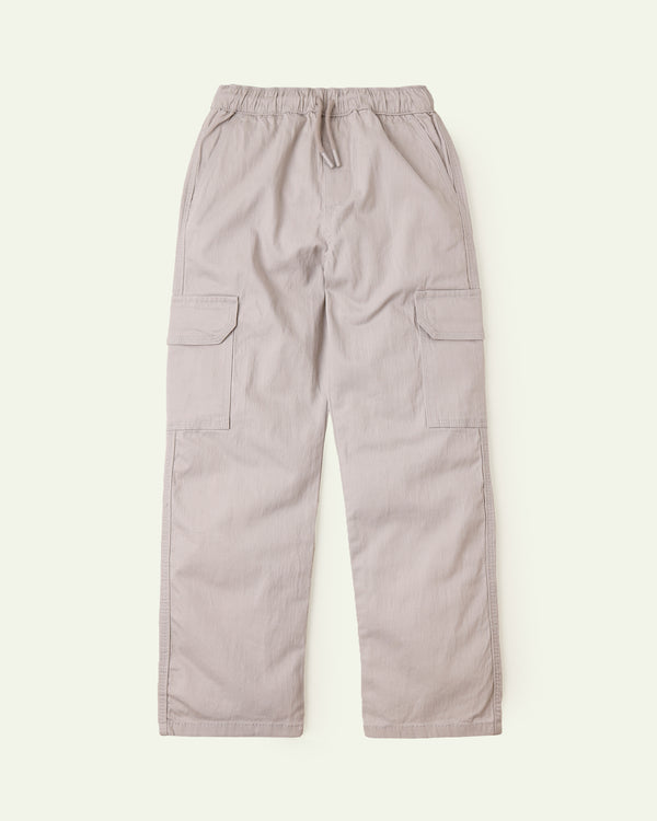 Loose Fit Khaki Cargo Trousers