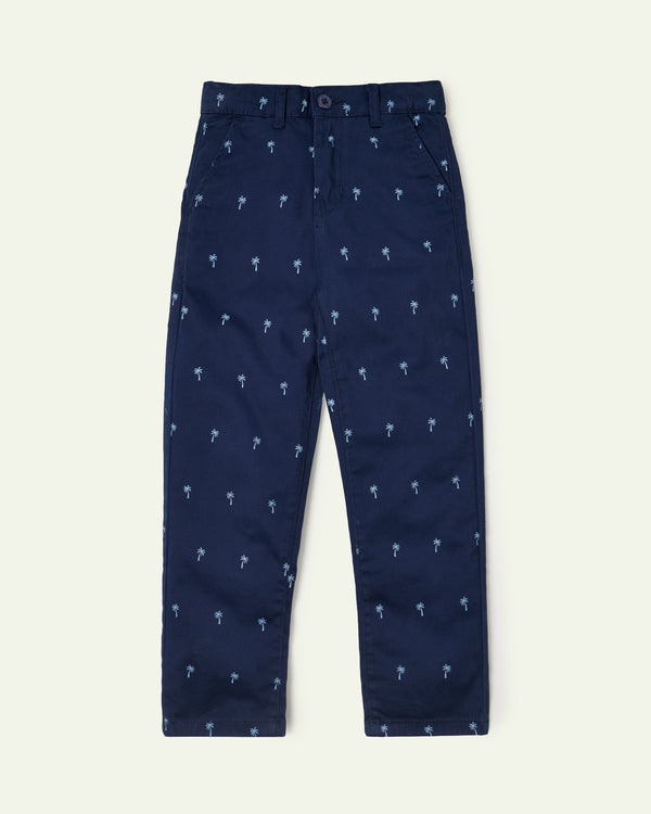 Palm Trees Straight Fit Chinos