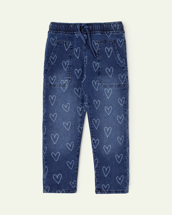 Hearts Pull Up Jeans