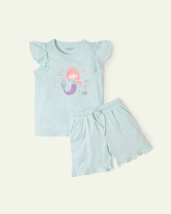 Ice Green Mermaid Co-ord