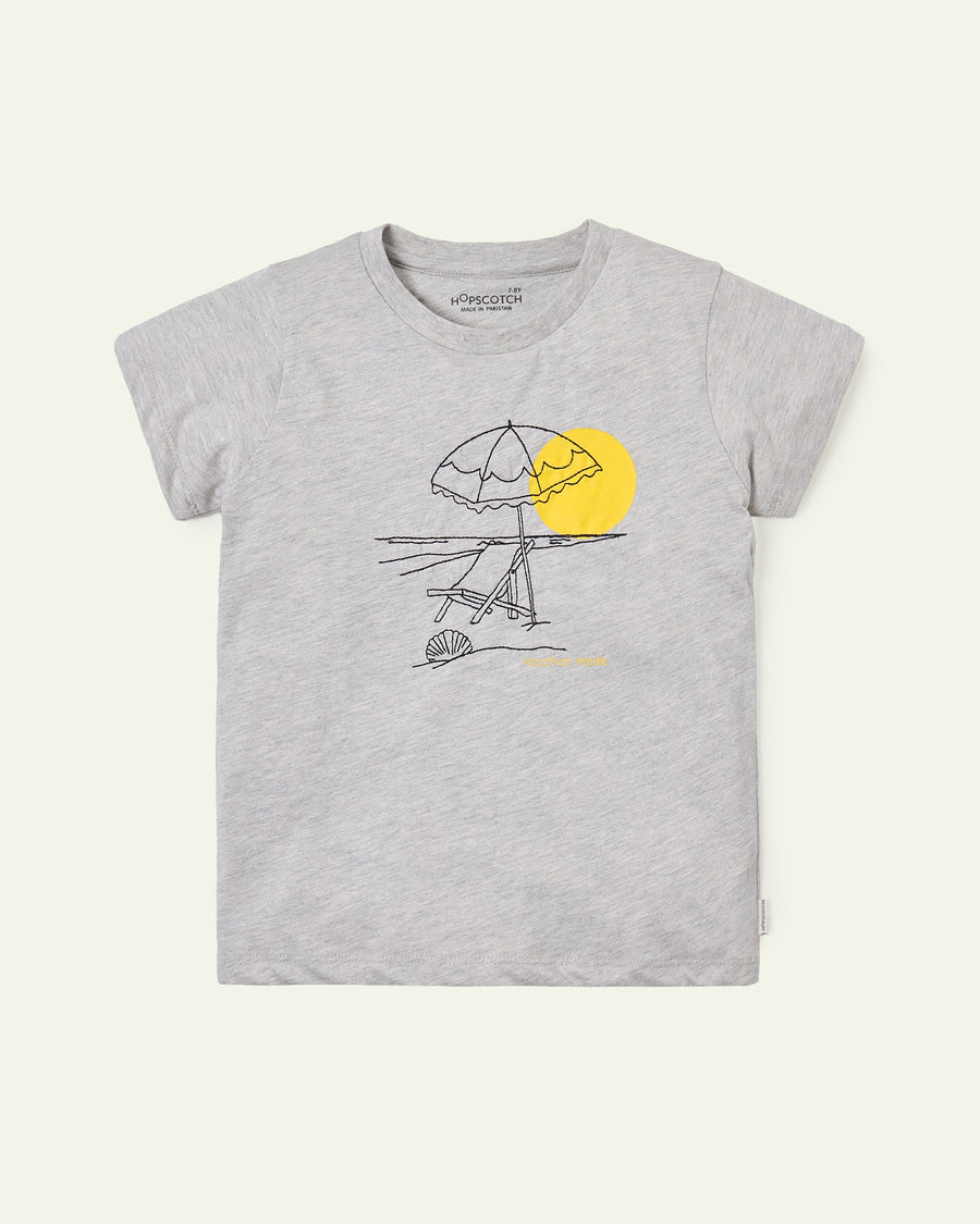 Vacation Mode Embroidered T-Shirt
