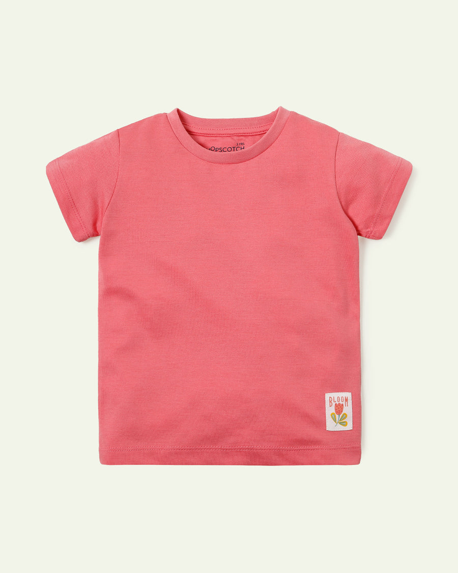 Solid Peach T-Shirt