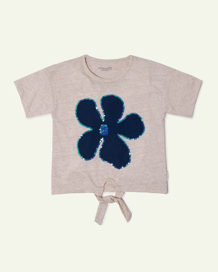 Embellished Boxy Crop T-Shirt