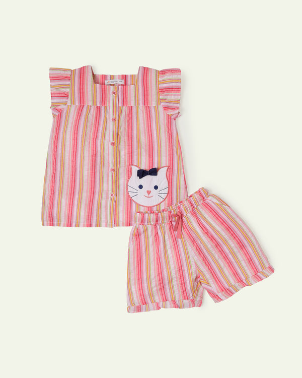 Striped Kitty Co-ord