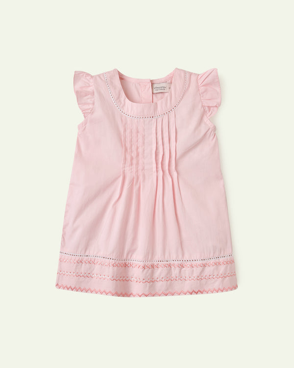 Pink Embroidered Top