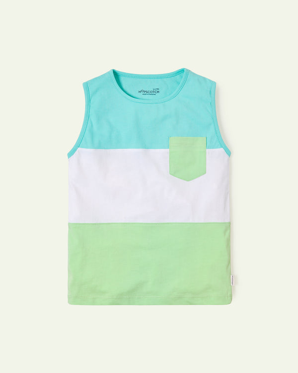 Green Cut & Sew Tank Top