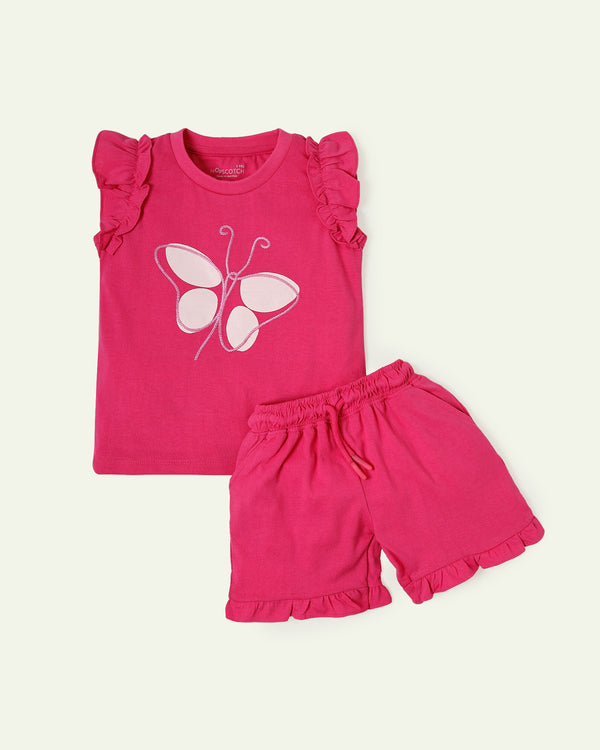 Pink Butterfly Co-ord