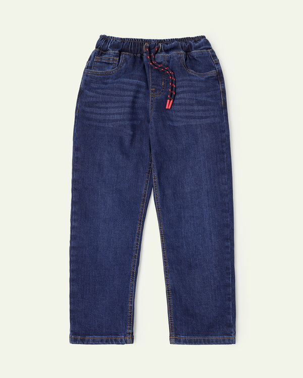 Spiderman Dark Wash Pull Up Jeans