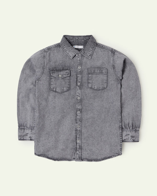 Charcoal Denim Shirt